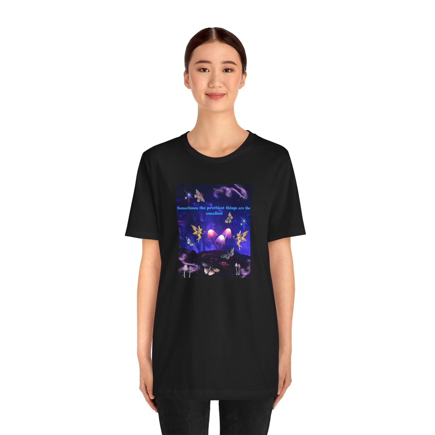 Mystical Mushroom Tee — "Sometimes the prettiest things are the most..." Graphic T-Shirt