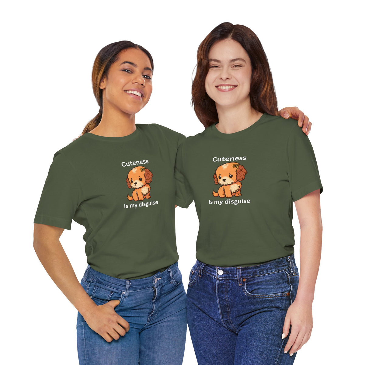 Cockapoo Tee — "Cuteness Is My Disguise" Cute Puppy Graphic Shirt