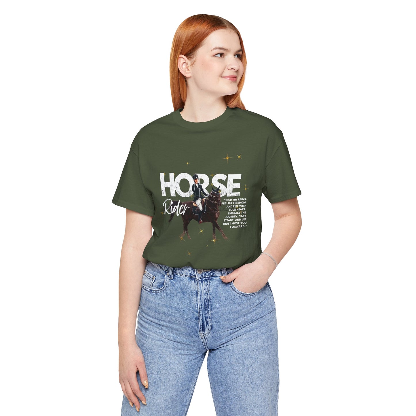 Horse Rider Graphic Tee — Equestrian Gift T‑Shirt