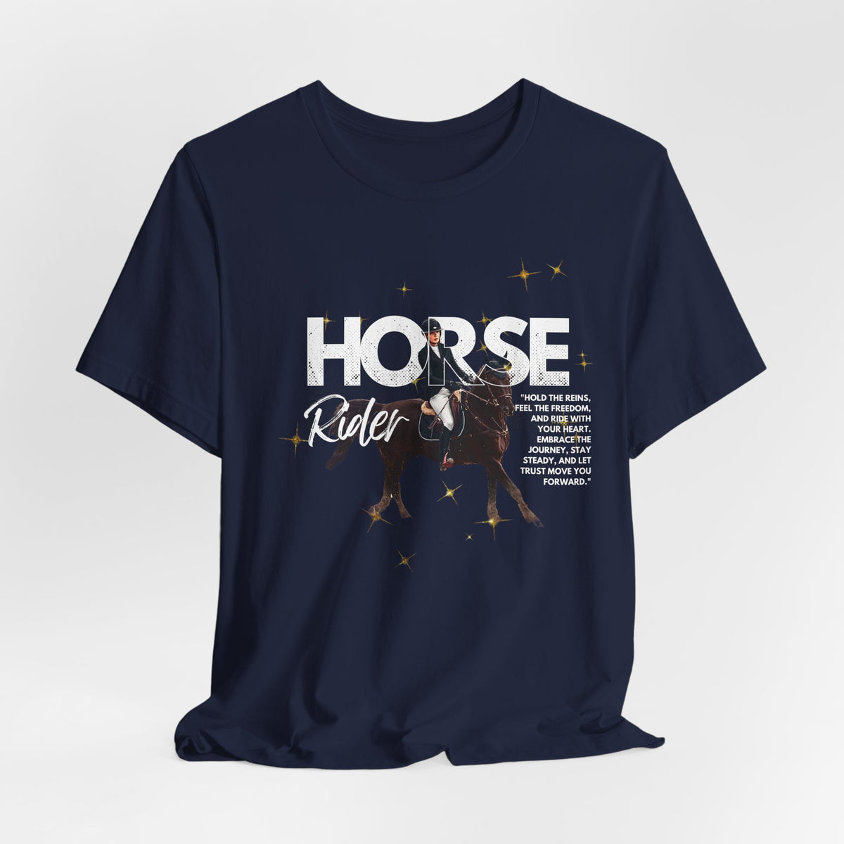 Horse Rider Graphic Tee — Equestrian Gift T‑Shirt