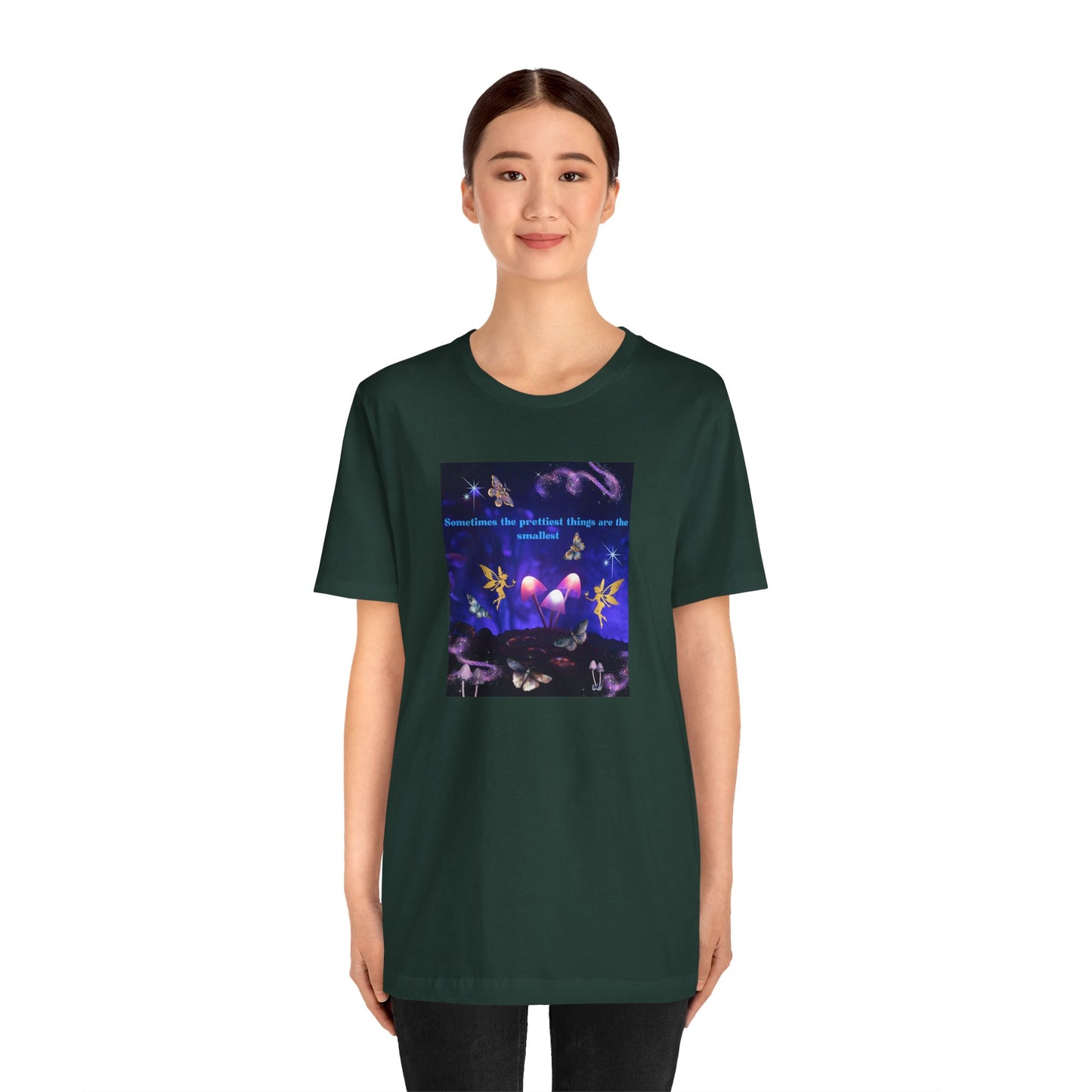 Mystical Mushroom Tee — "Sometimes the prettiest things are the most..." Graphic T-Shirt