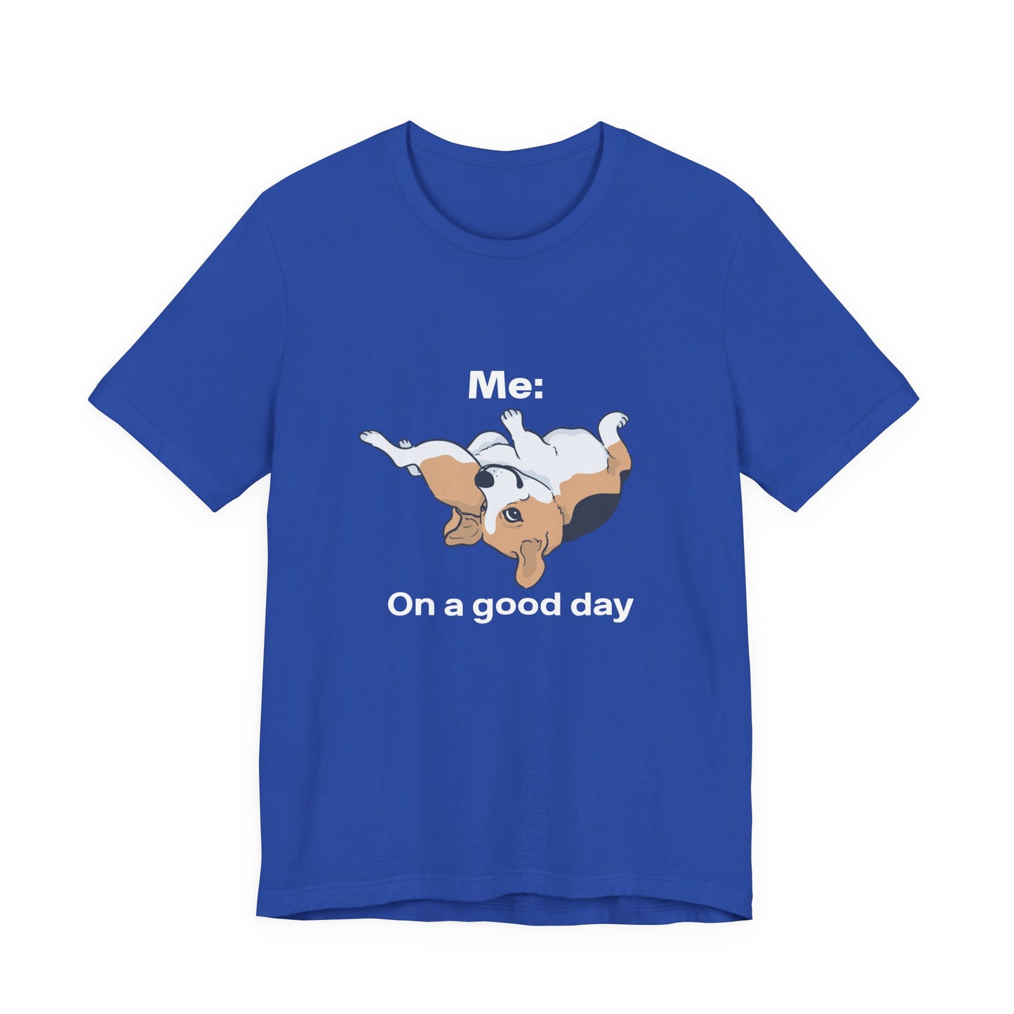 Cute Floppy Beagle T-Shirt — Adorable Laying Dog Tee