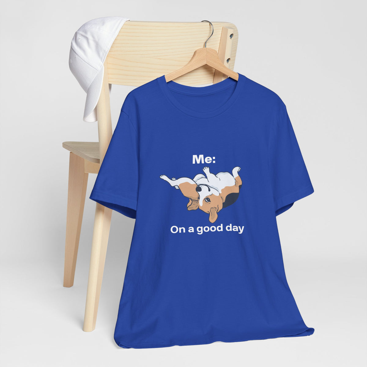 Beagle Rolling Cute Dog Tee — Playful Beagle Graphic T-Shirt