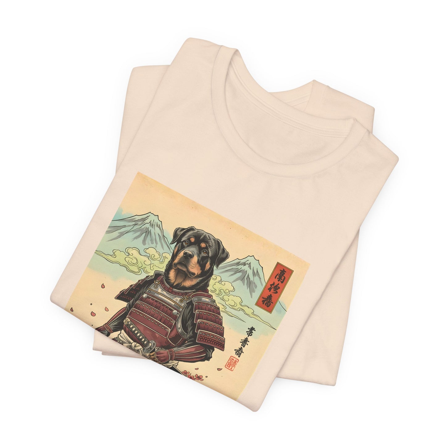 Samurai Rottweiler T-Shirt — Warrior Dog Graphic Tee