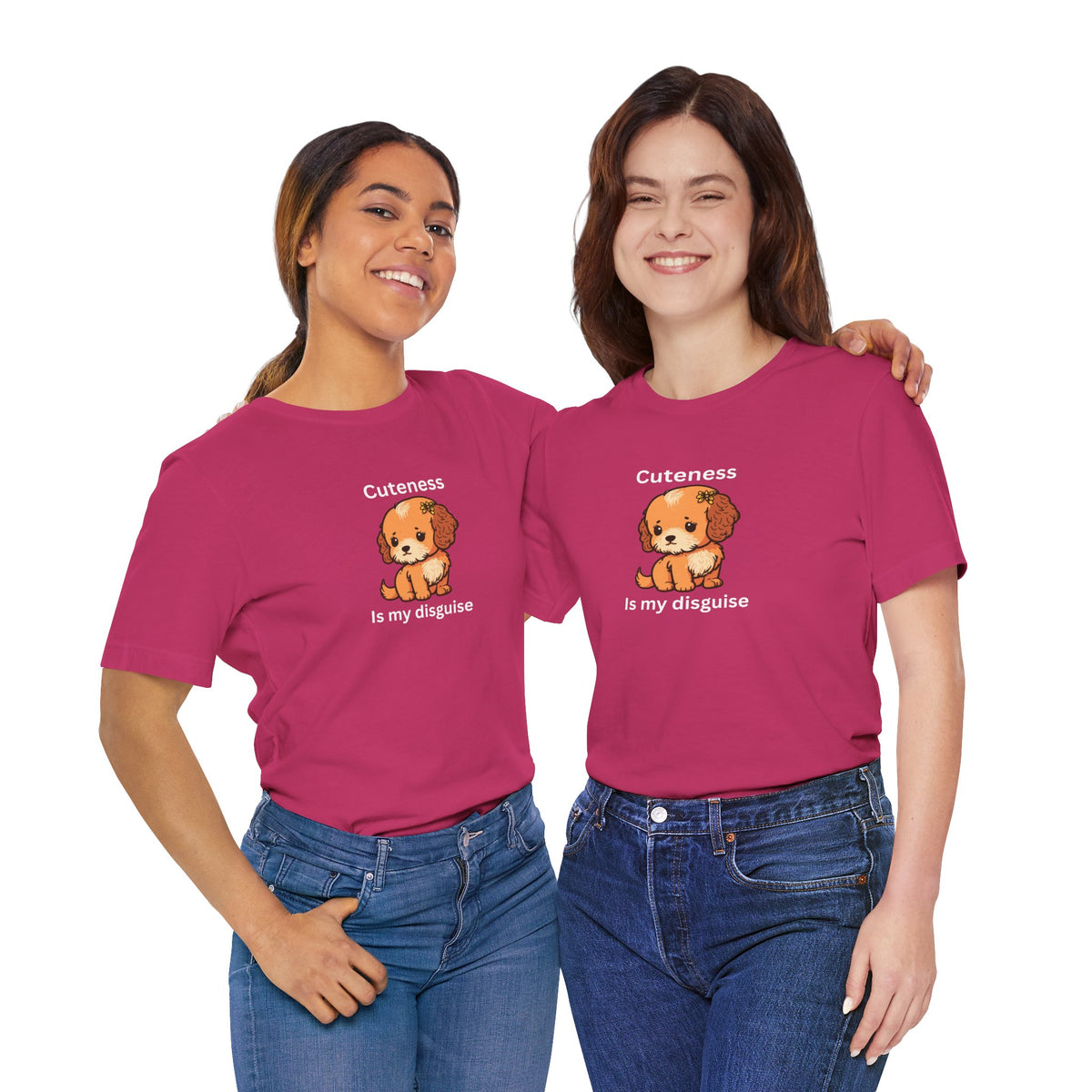 Cockapoo Tee — "Cuteness Is My Disguise" Cute Puppy Graphic Shirt