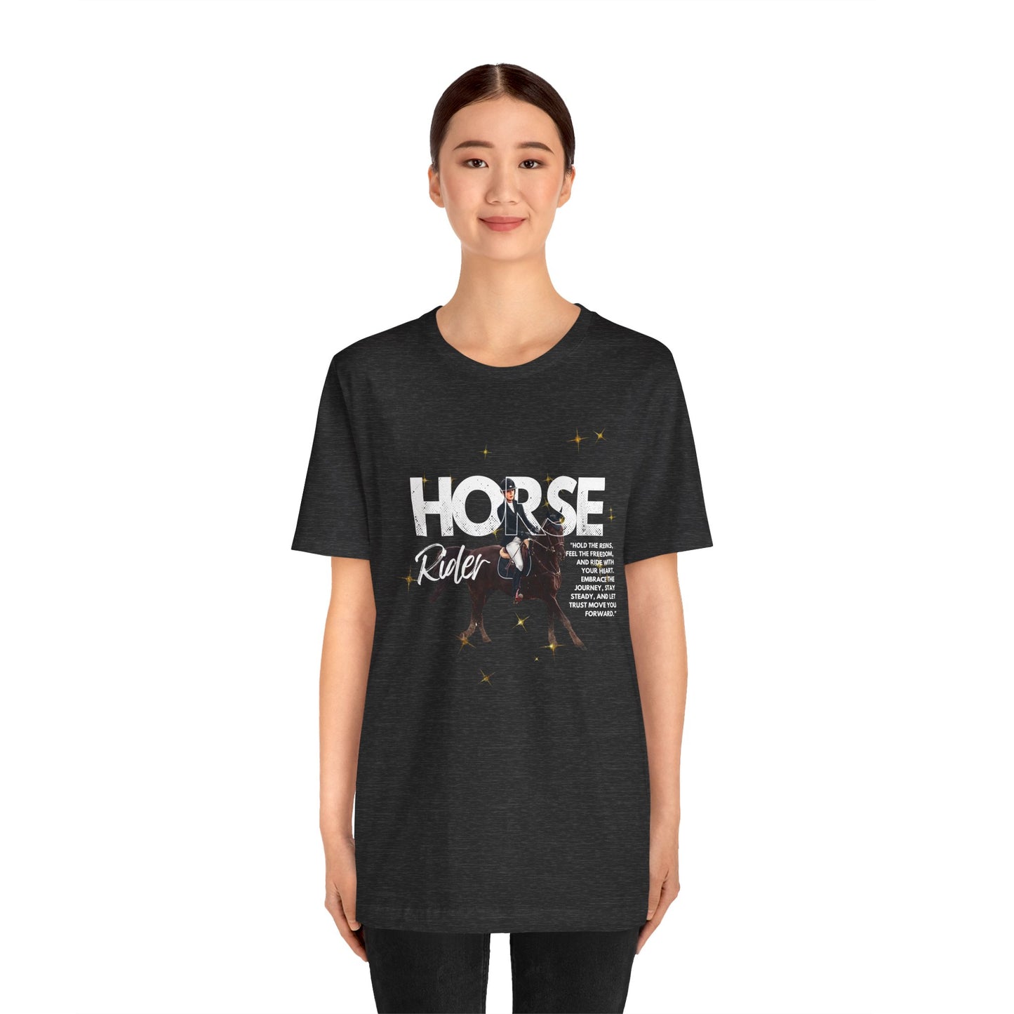 Horse Rider Graphic Tee — Equestrian Gift T‑Shirt