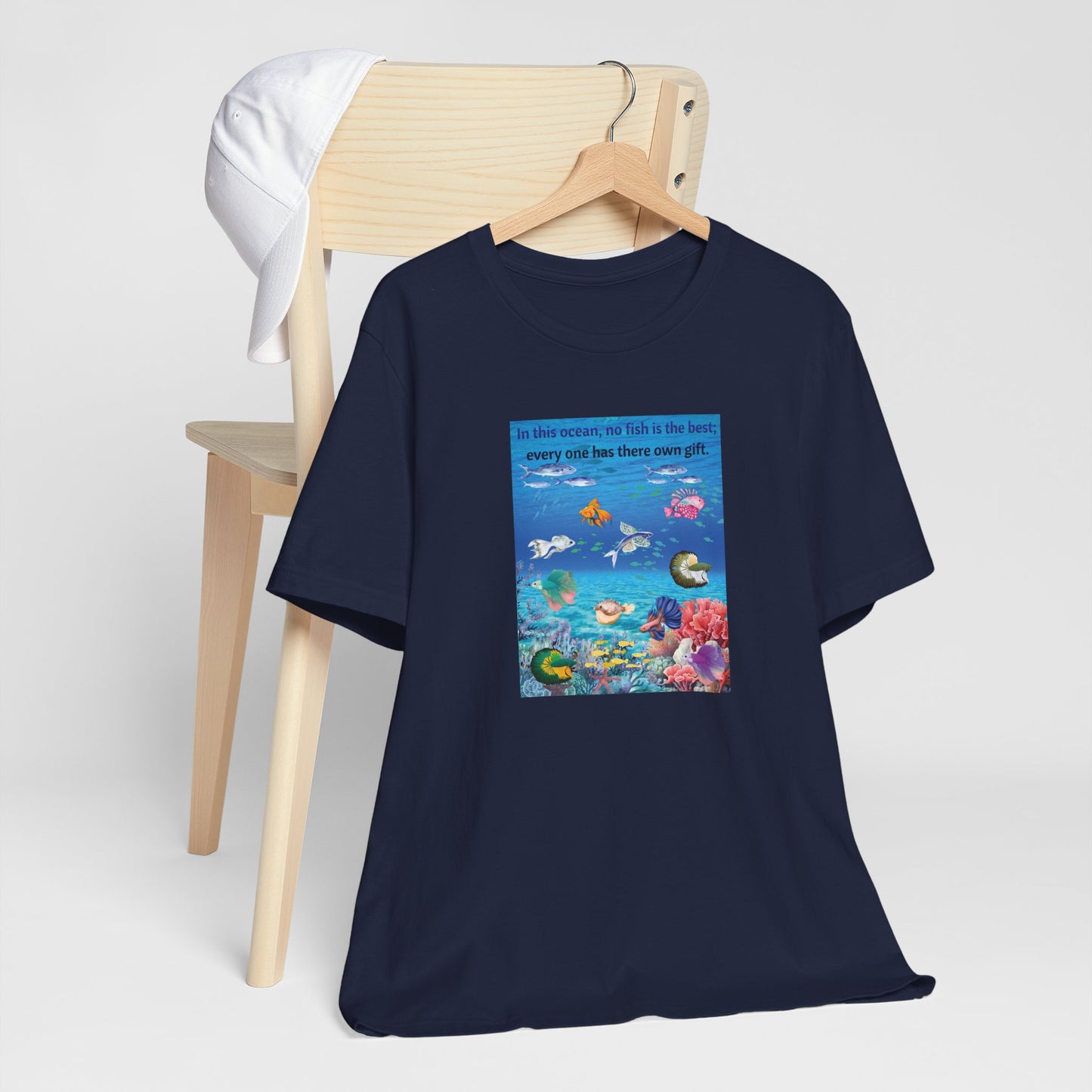Ocean Wildlife Tee — "In this ocean, we fish in the best..." Inspirational Marine Life T-Shirt