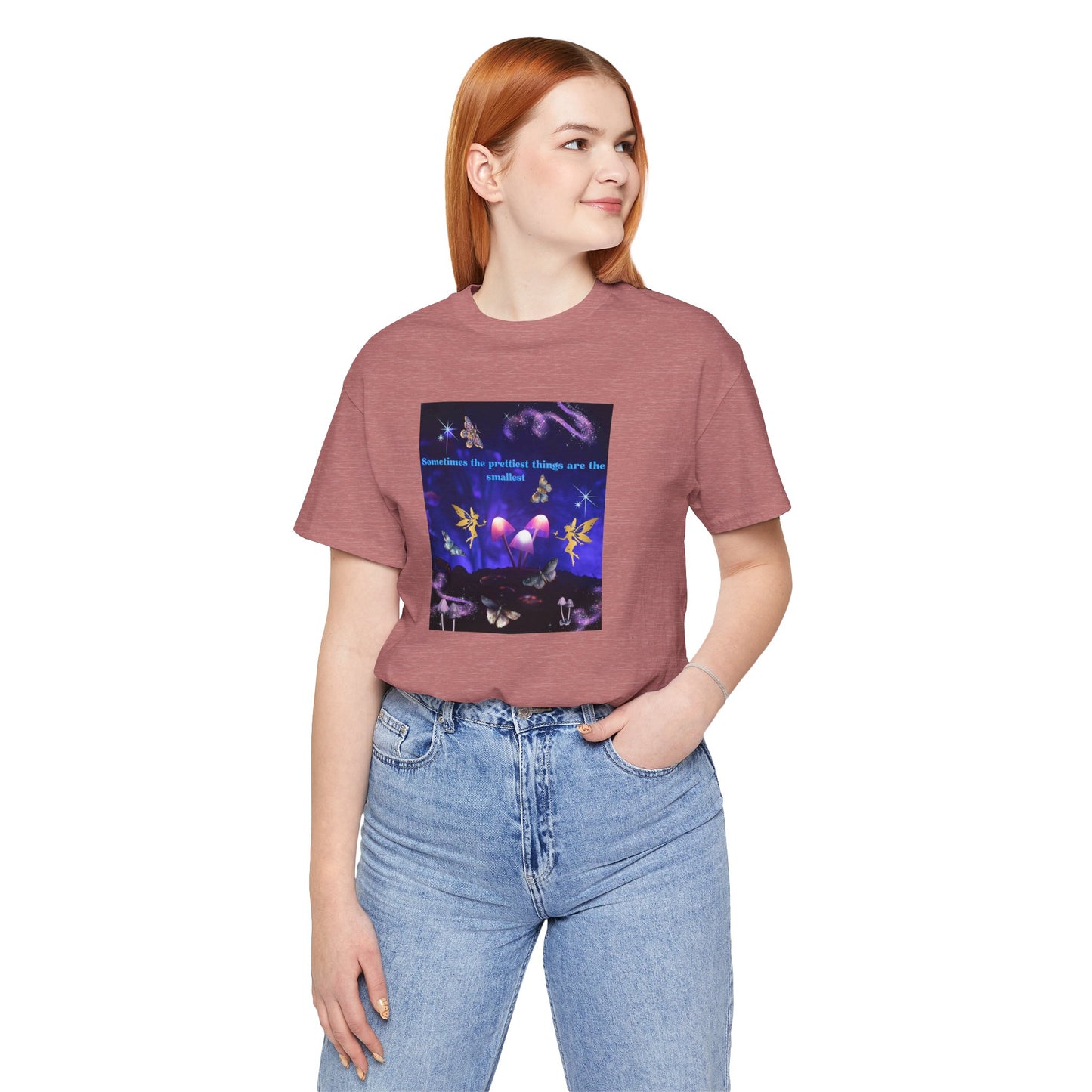 Mystical Mushroom Tee — "Sometimes the prettiest things are the most..." Graphic T-Shirt