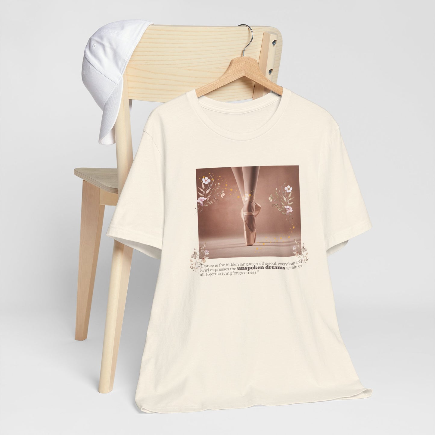 Ballet Pointe Tee — Elegant Dancer Photo Graphic T-Shirt