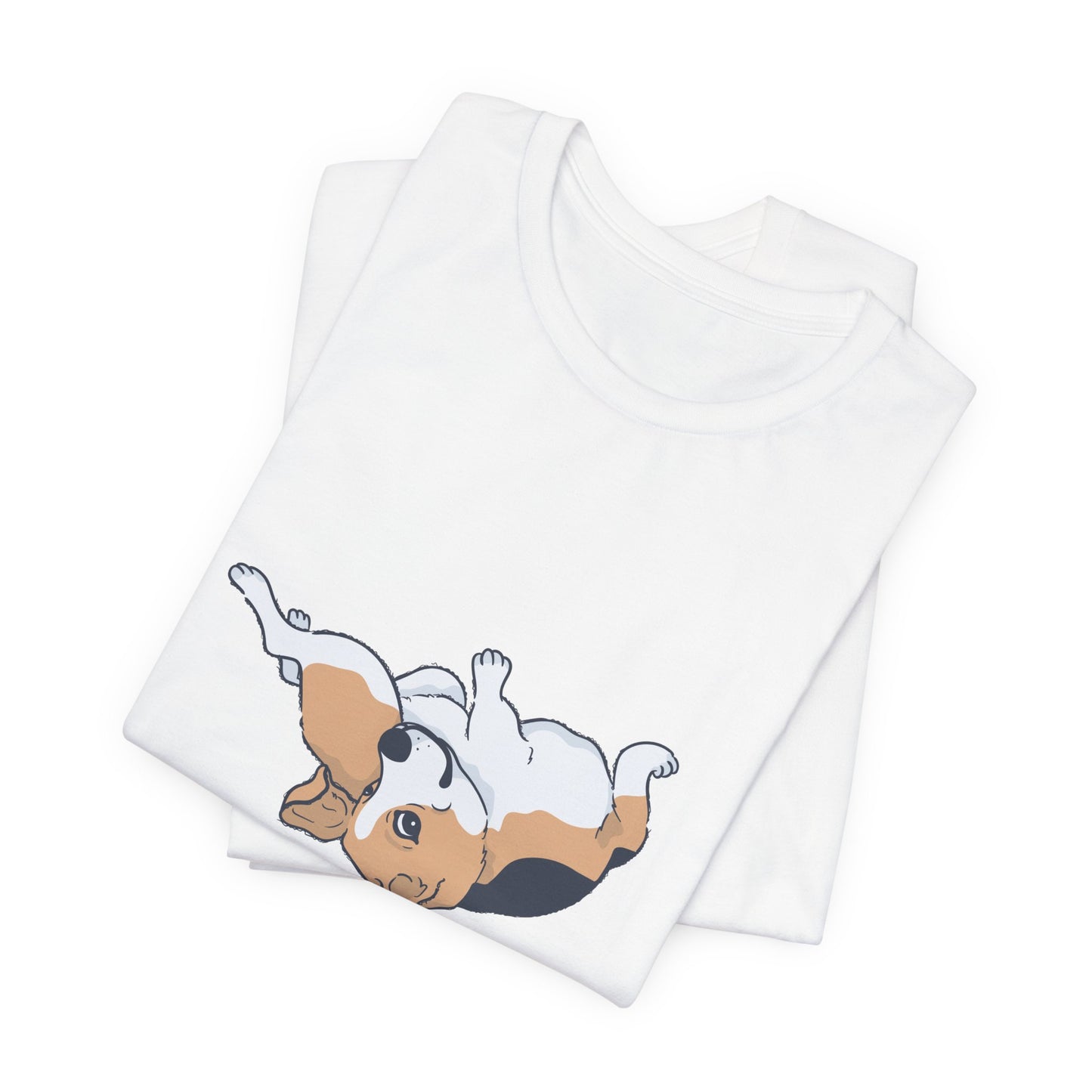 Cute Floppy Beagle T-Shirt — Adorable Laying Dog Tee