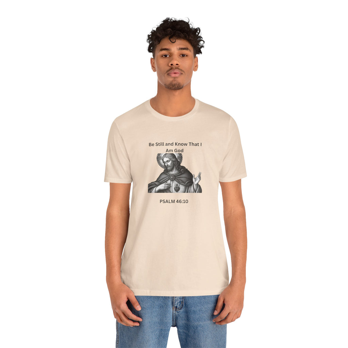 Psalm 46:10 Christian T‑Shirt – “Be Still and Know That I Am God” Religious Tee