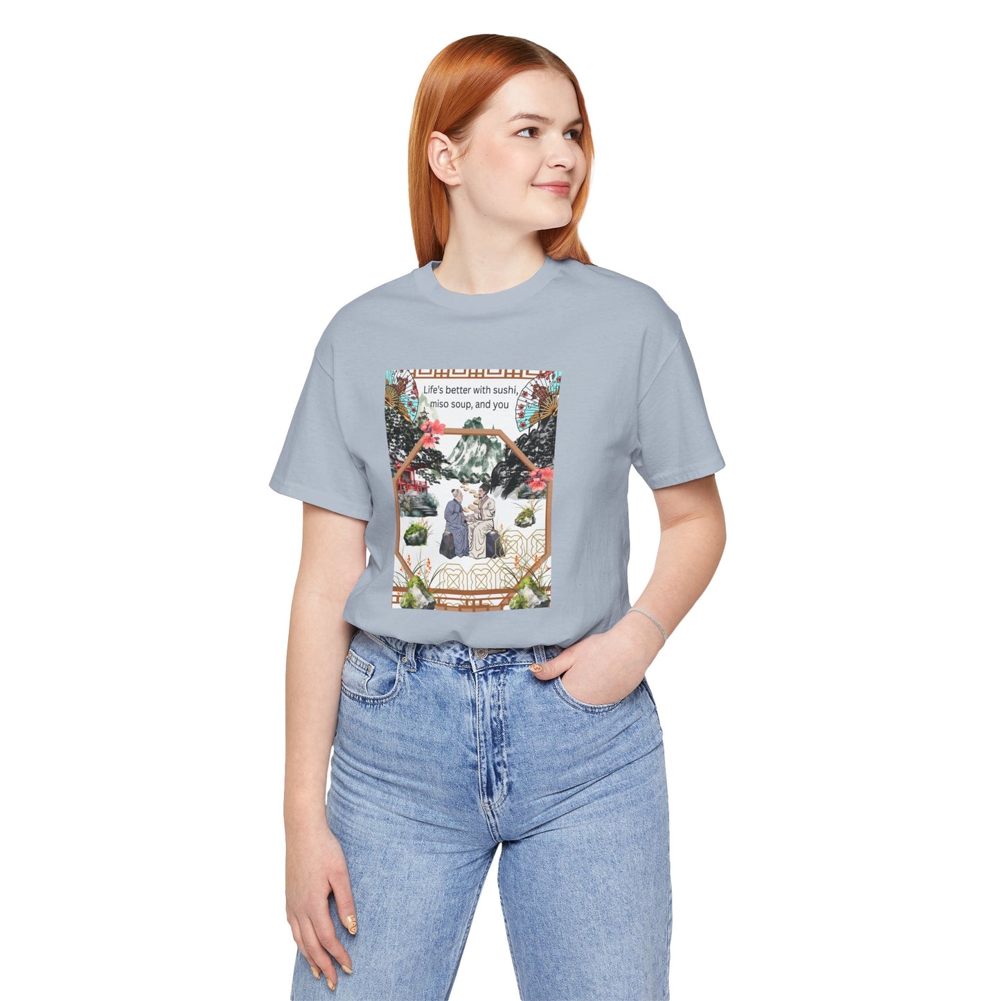 Life's Better With Sushi, Miso Soup & You — Vintage Japanese Food Graphic Tee