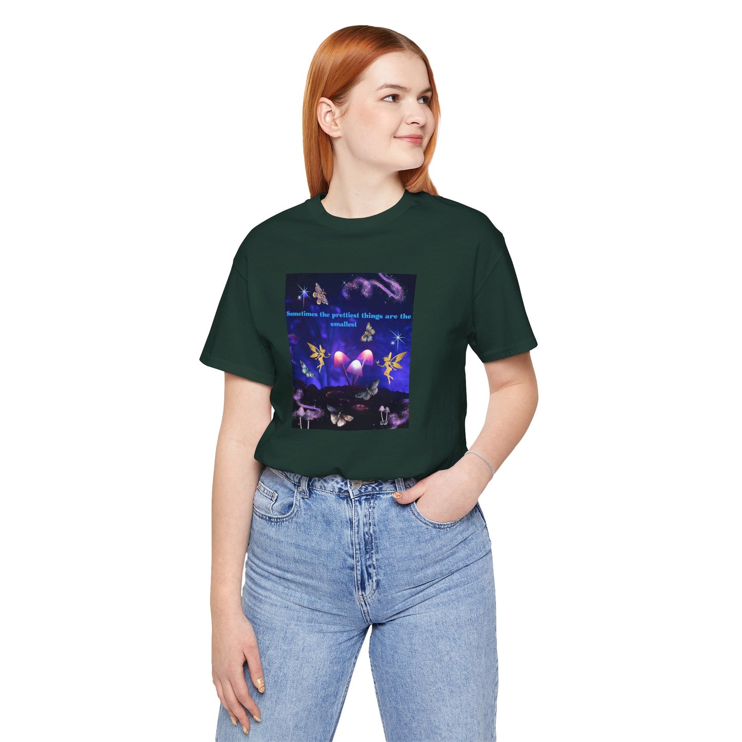 Mystical Mushroom Tee — "Sometimes the prettiest things are the most..." Graphic T-Shirt