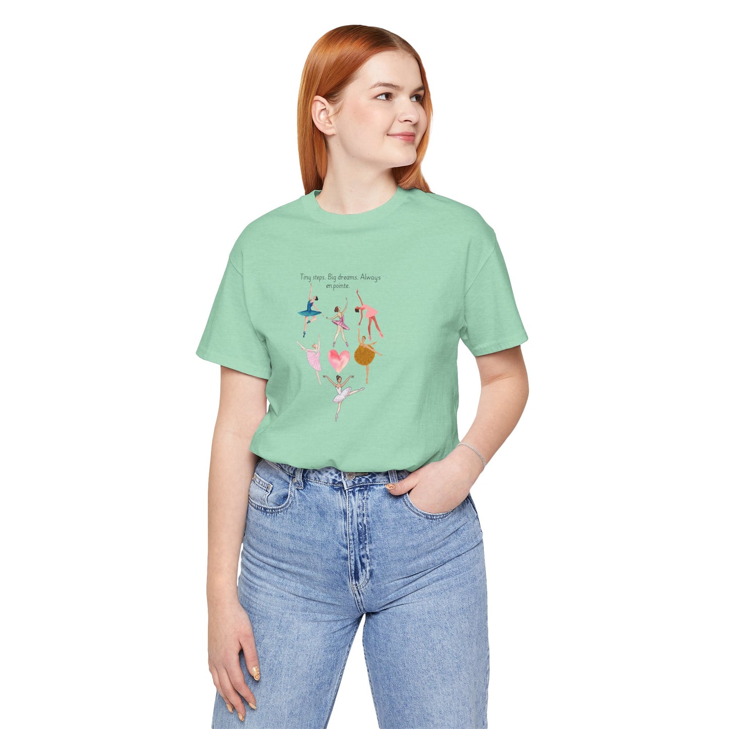 Ballet Heart Dancers Tee — 'You Keep My Dreams Dancing' Graphic T-Shirt