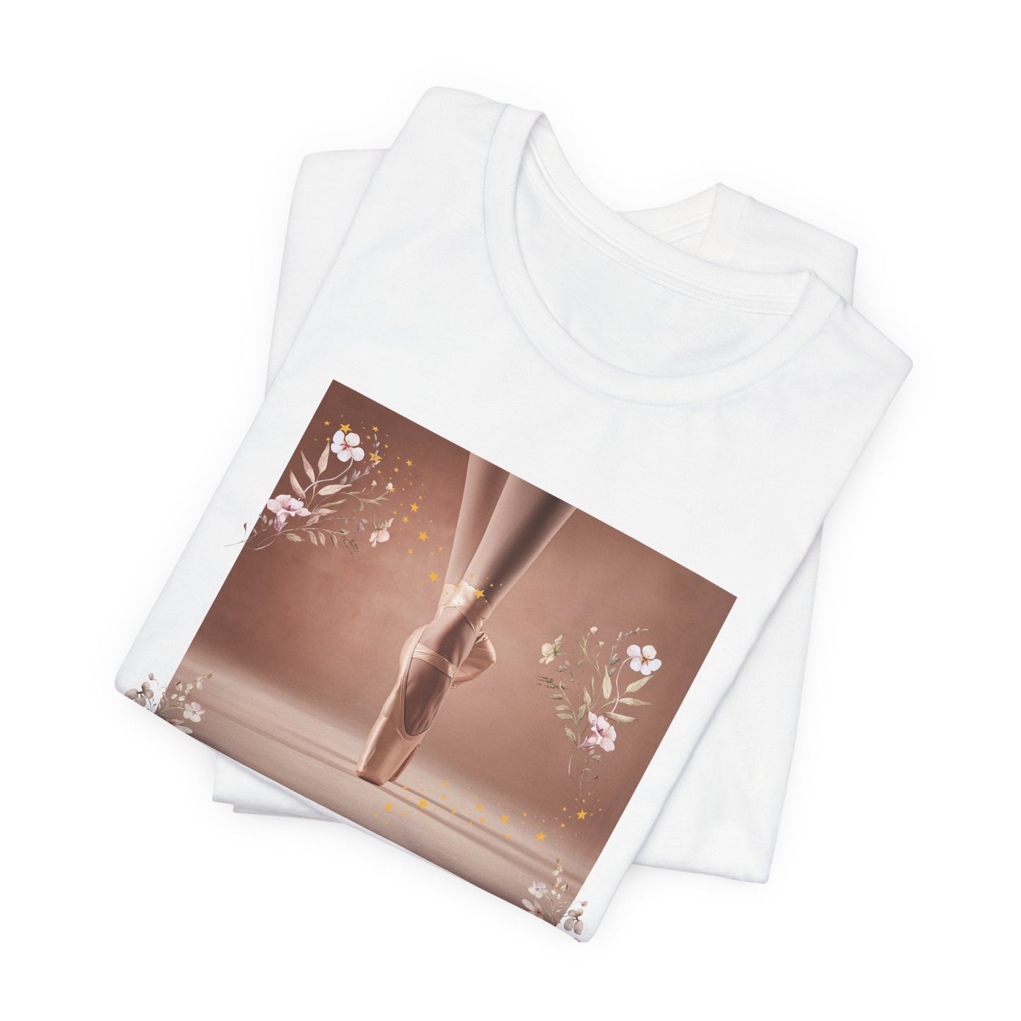 Ballet Pointe Tee — Elegant Dancer Photo Graphic T-Shirt