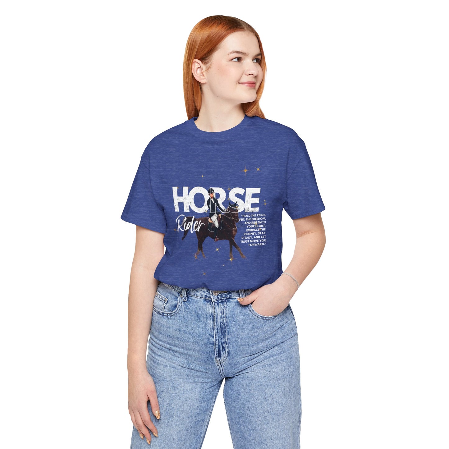 Horse Rider Graphic Tee — Equestrian Gift T‑Shirt