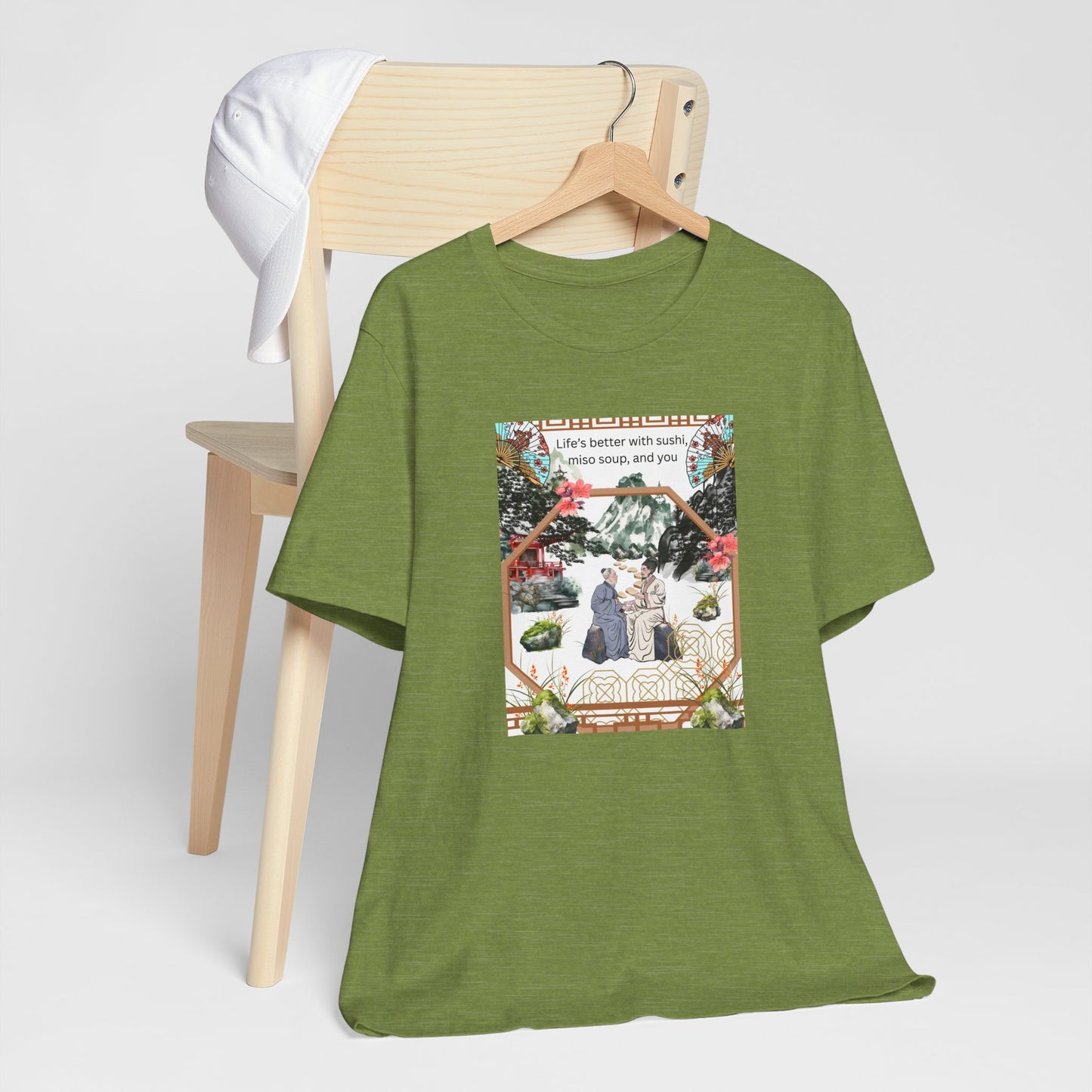 Life's Better With Sushi, Miso Soup & You — Vintage Japanese Food Graphic Tee