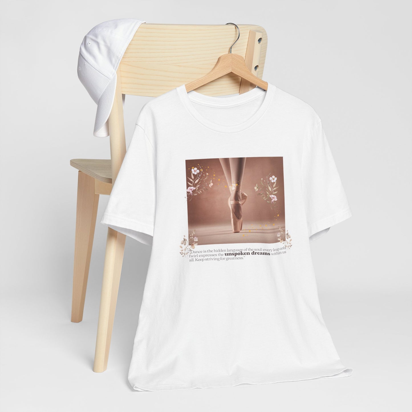 Ballet Pointe Tee — Elegant Dancer Photo Graphic T-Shirt