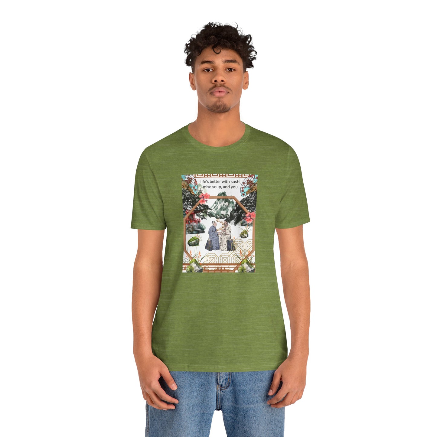 Life's Better With Sushi, Miso Soup & You — Vintage Japanese Food Graphic Tee