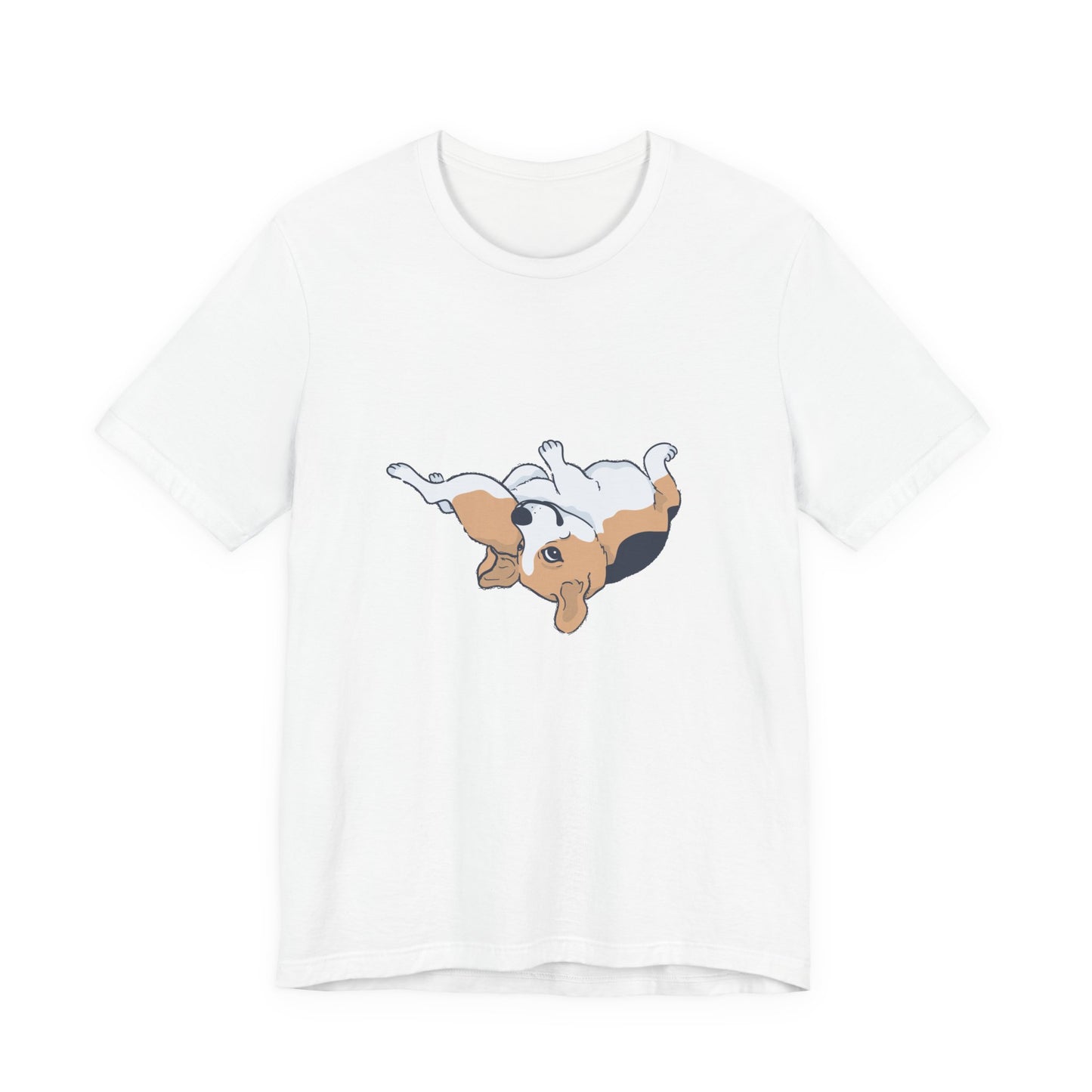 Cute Floppy Beagle T-Shirt — Adorable Laying Dog Tee