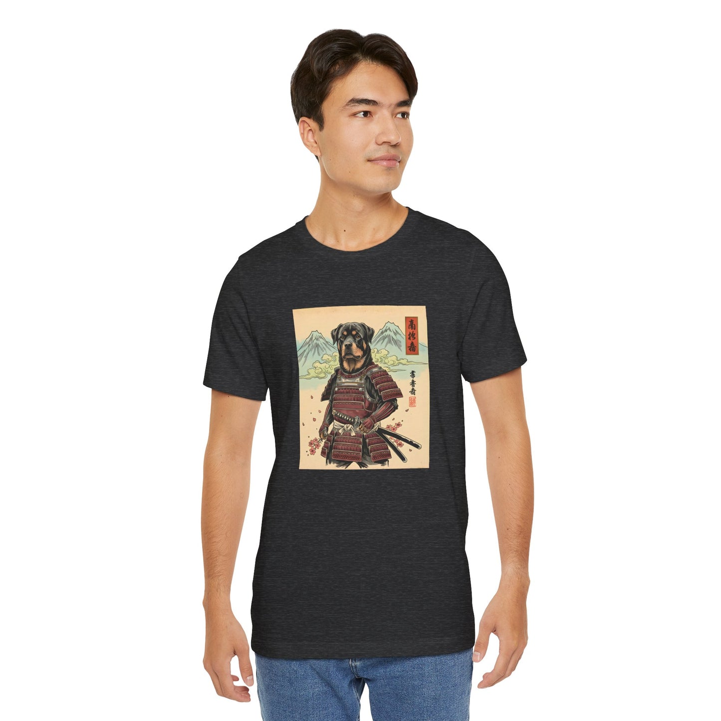 Samurai Rottweiler T-Shirt — Warrior Dog Graphic Tee