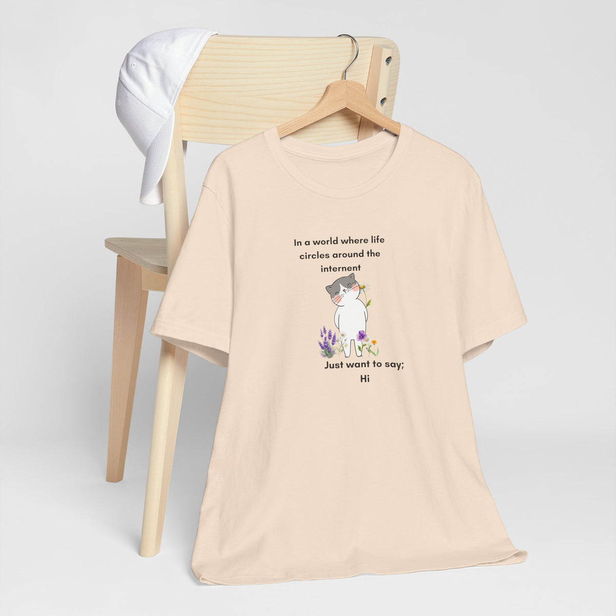 Just Want to Say: Hi Graphic Tee