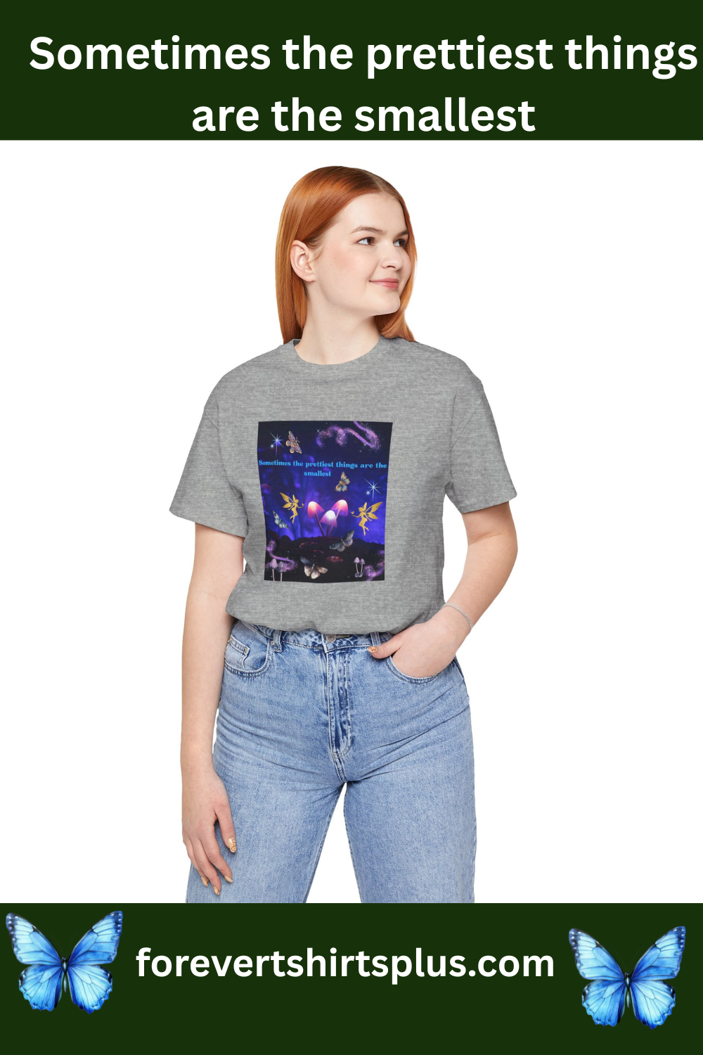 Mystical Mushroom Tee — "Sometimes the prettiest things are the most..." Graphic T-Shirt